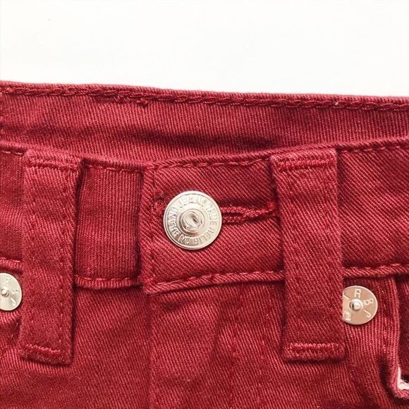 True Religion maroon straight leg jeans EUC 2T - Picture 3 of 7